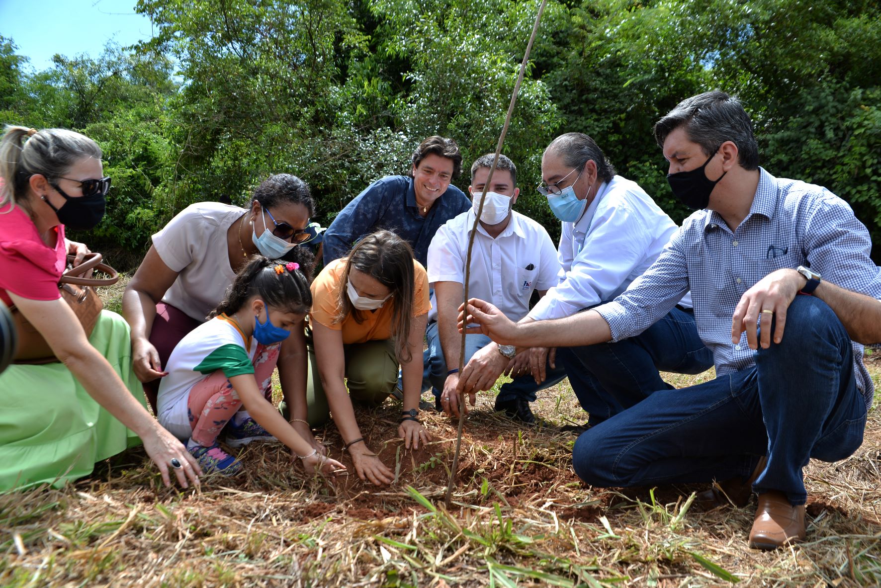 SAAE realiza ato para destacar mais uma etapa do Plantar Água em área do bairro Nova Barretos III