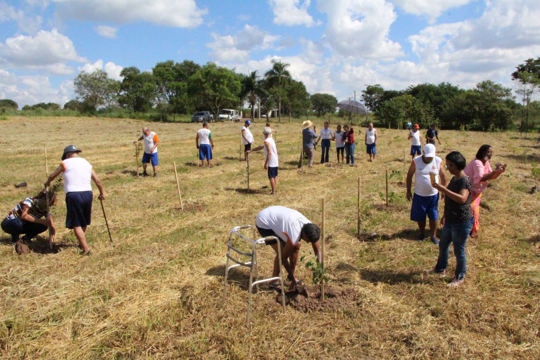 SAAE Barretos e Secretaria Municipal de Educação realiza Plantar Água no Aspum