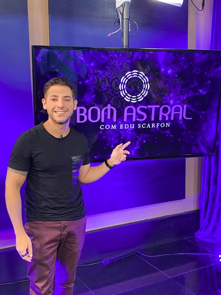 Paranormal Edu Scarfon lança Astral TV com foco em esoterismo, espiritualidade e bem-estar