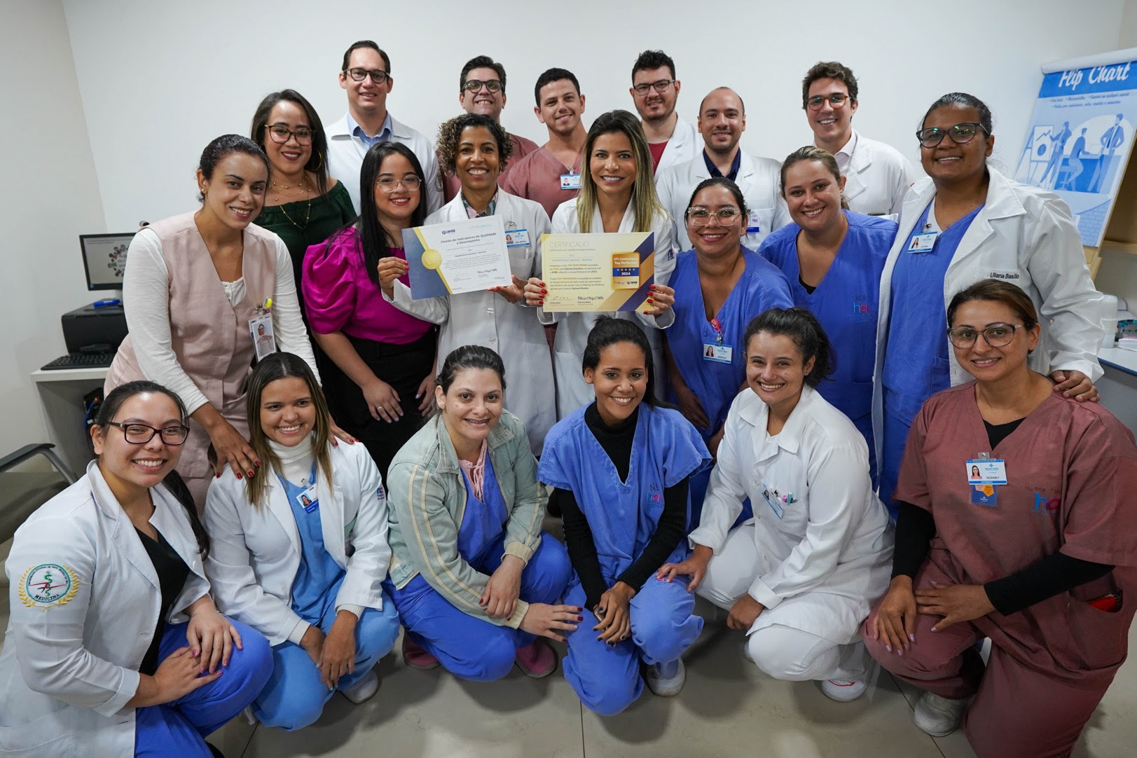 UTI Cardiológica do Anexo 1 da Santa Casa de Barretos Recebe Certificado "Top Performer”