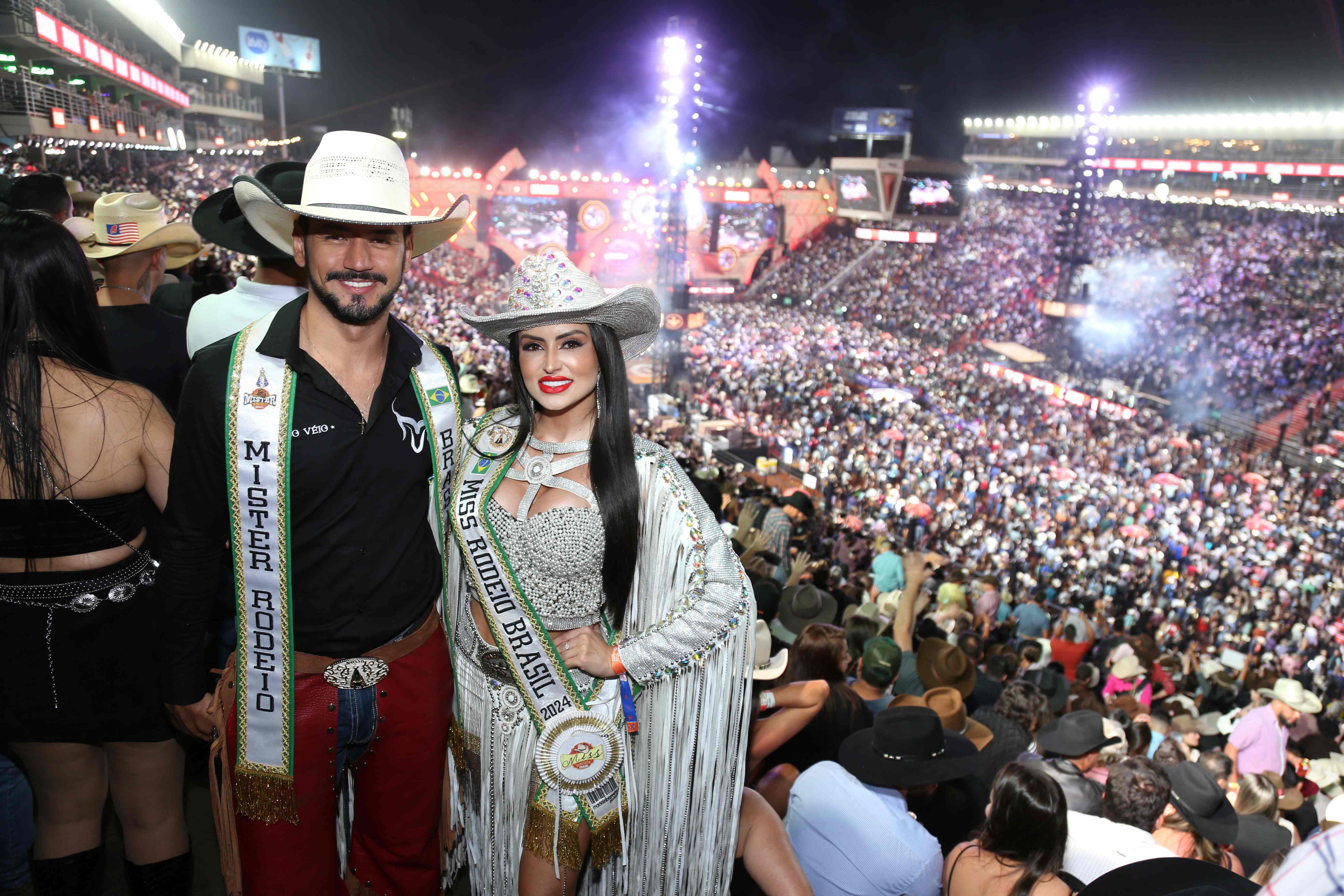 Miss e Mister Rodeio Brasil 2024 prestigiam a 69ª Festa do Peão de Barretos