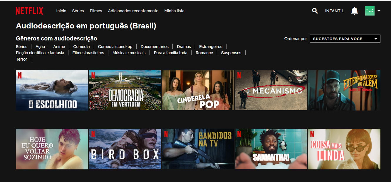 Mobilização de deficientes visuais faz pedido à Netflix